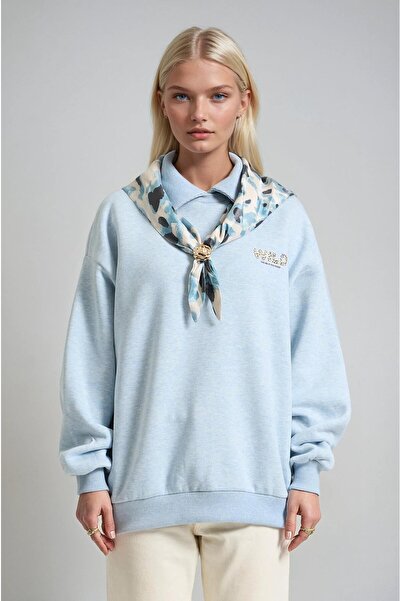 Lijuri Oversize sweatshirt with scarf detail 3498