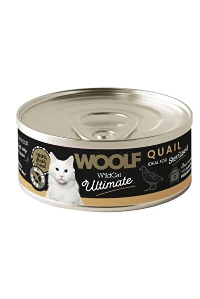 WOOLF Wolf Quail Flavored Canned Cat Food for Adult or Spayed Cats, 85g x 12 ...