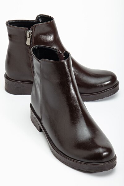 Zerenyus Exi̇n-165-204 Premium Brown Yanki Daily Women's Boots