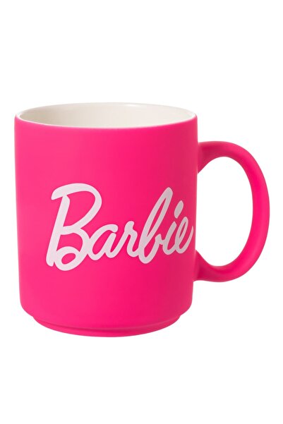 Barbie Lisanslı Pembe Seramik Kupa (390 ml)