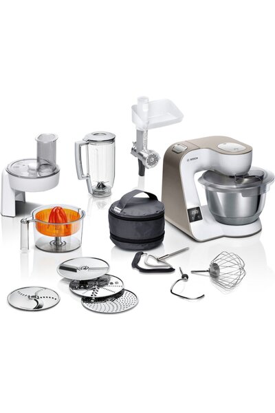 Bosch Robot de bucatarie MUM5xW40, 1000W, 7 trepte de viteza + Pulse, 3D Plan...