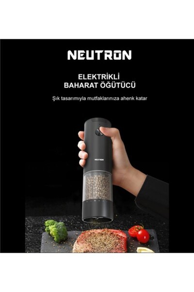 NEUTRON NTL-PG-03 Pilli Baharat Değirmeni