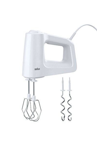 Braun Mixer de mana MultiMix 3 HM3000WH, 450 W, 5 viteze + Turbo, Tehnologie ...