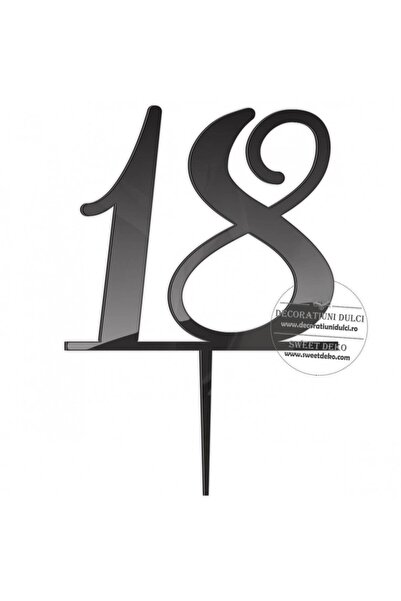 Decoratiuni Dulci Τοπερ τορτ Ματζέρατ, 18 κυματιστά - Πορτοκαλί