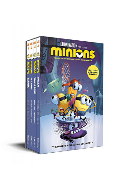 Titan Books Set Minions 1-4: Banană! / Panica Malefică / Trăiască Șeful! / Pa...