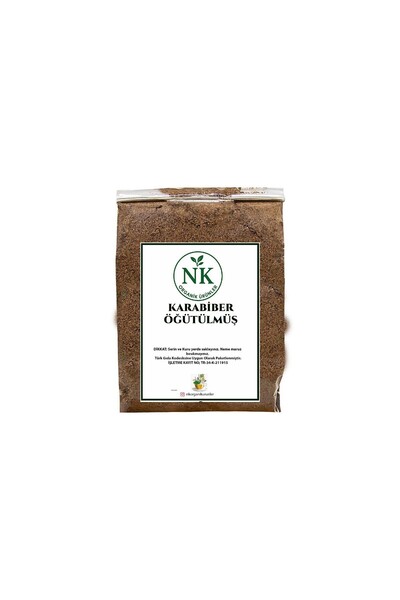 nk organik فلفل أسود مطحون حصاد جديد 100 جرام