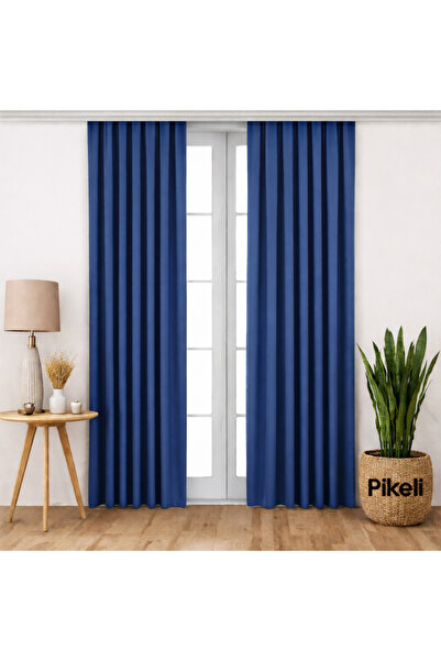 Pikeli Lüks Blackout Karartma Perde | Işık Kesici | Isı & Ses Yalıtımlı