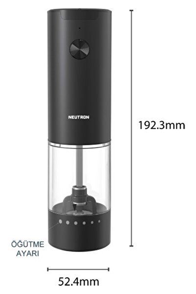 NEUTRON NTL-PG-03 Pilli Baharat Değirmeni