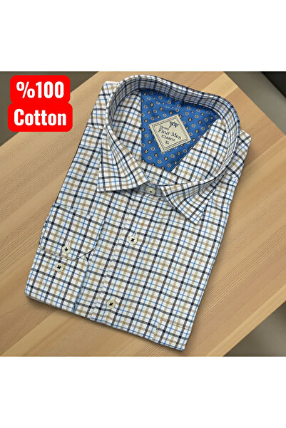 EREN STYLE Cotton Long Sleeve Single Pocket Shirt (Regular Fit)