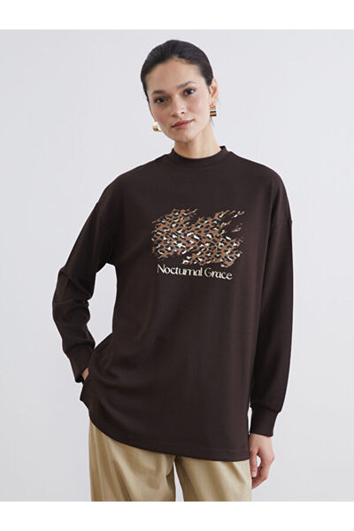 LC Waikiki Sparkling Choices from Shining Store Zero Roba Collar Loose Fit Wo...