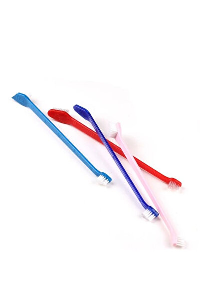 TTT فرشاة أسنان بلاستيكية للكلاب 4 قطع