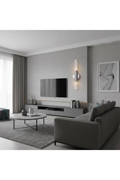 Elizim Home Lighting Su damlası ledli pilli krom aplik