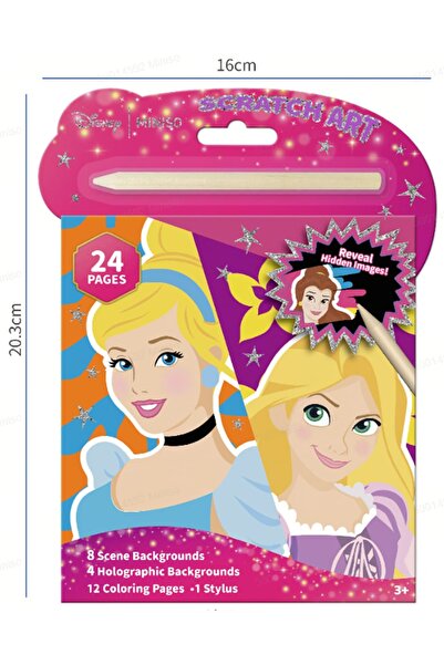 Disney Lisanslı Prenses Serisi Kazı Kazan Boyama Seti