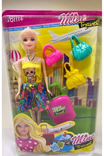 DF ToyShop BAVULLU VE ÇANTALI MODEL BEBEK