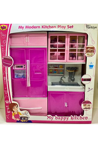 DF ToyShop LÜX MUTFAK SETLİ EĞİTİCİ KAPAKLARI AÇILAN