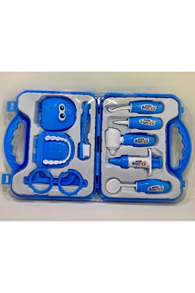 DF ToyShop MAVİ KUTULU DİŞ DOKTOR SETİ