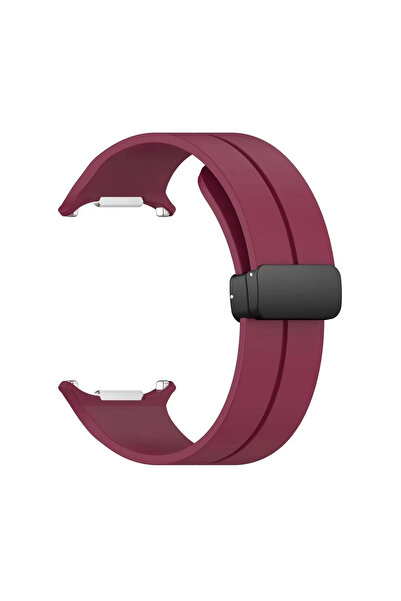 Twin Store Mey Import ®   Watch 7 Kr418 Tender Silicone Strap - Claret Red