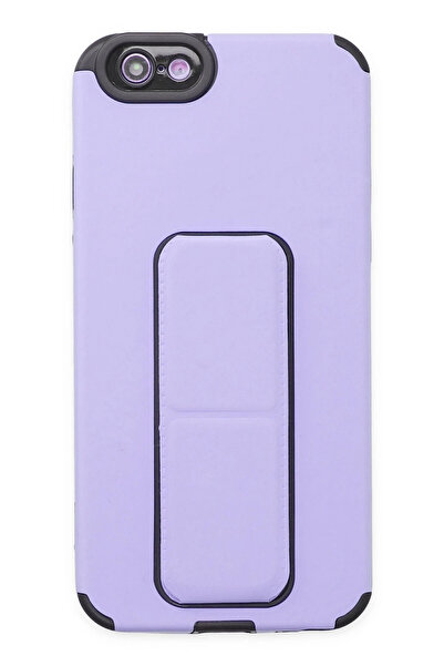 Twin Store مي للواردات ®   حافظة آيفون 6 ميجا ستاند سيليكون - أرجواني