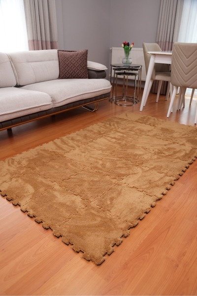 Tekstilnet 30 Pieces 31X31 Size 16 mm Height Plush Carpet Beydex Puzzle Carpet