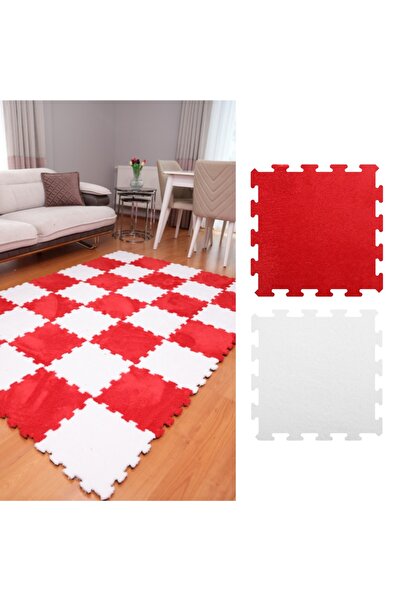 Tekstilnet 30 Pieces 31X31 Size 16 mm Height Plush Carpet Beydex Puzzle Carpet