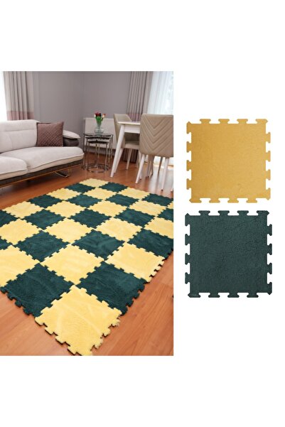 Tekstilnet 30 Pieces 31X31 Size 16 mm Height Plush Carpet Beydex Puzzle Carpet