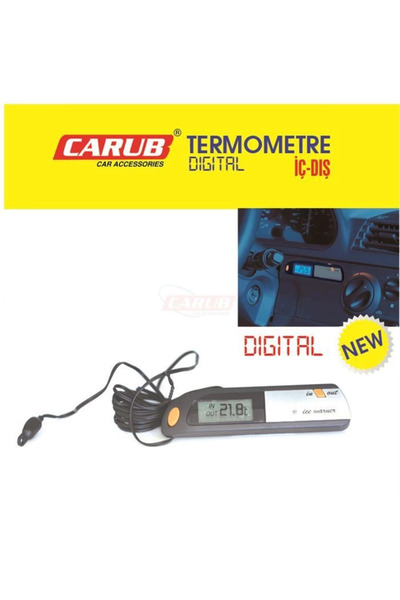 Kanonik Education Termometru digital Carub pentru măsurarea interioară și ext...