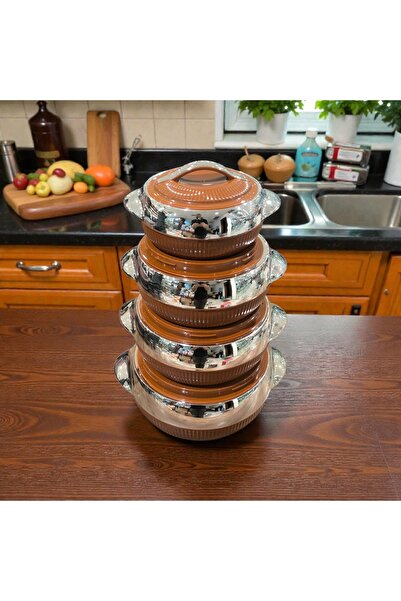 AR HOME 4 PCS FOOD CONTAINER SET-HOT-POT-2500/1500/1000/500/ML