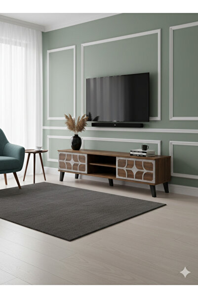 Generic "Grand" Wooden Entertainment Console – 160 cm for a Balanced Cinema E...