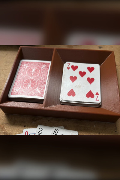 Genç 3D Playing Card Organizer Tray |   Playing Card Tray |   Game Card Holde...