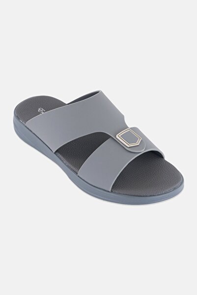 English Laundry Men Slip On Arabic Sandals, Grey