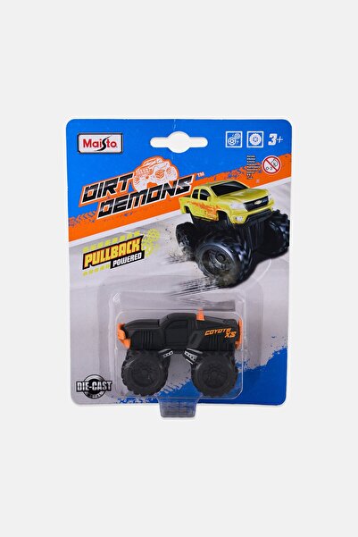 Maisto Die-Cast Metal Dirt Demons Pullback Powered, Multicolor