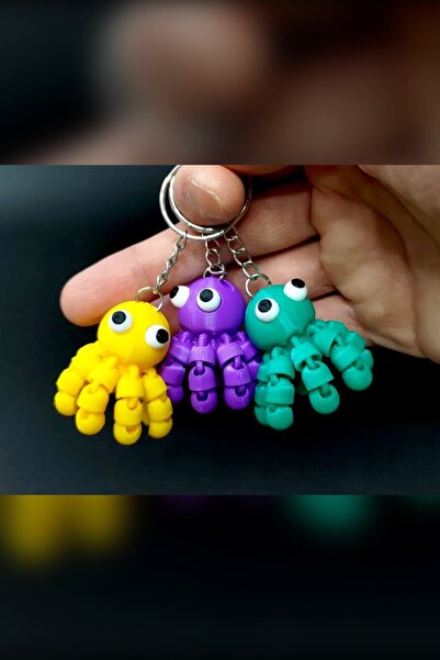 Genç 3D Figurină mobilă de caracatiță elastic |   Caracatiță Amuzantă Flexi