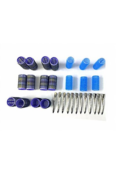 Generic 30 Pcs Medium 3 cm and Small 2.5 cm Hair Rollers Set with 12 pcs duck...