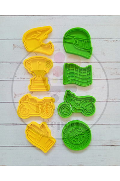 Bi'şeyler Sepeti قالب تقطيع الكوكيز للدراجات النارية - قطاعة كوكيز للدراجات ا...