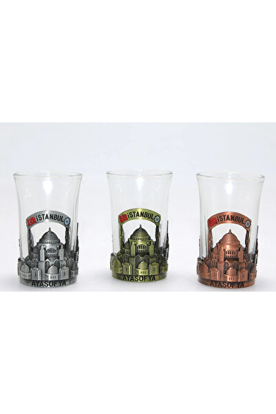 TTT كوب زجاجي معدني واحد