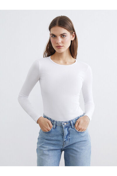 LC Waikiki Блестяща селекция от Shining Store Дамска тениска без яка