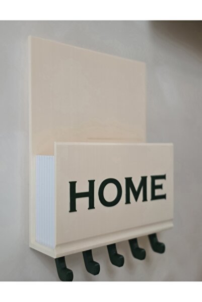 Plywoody Toys and More Duvara Asılabilir Kitap Temalı Anahtarlık Askısı Mektu...