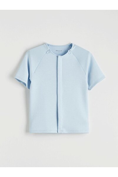 LC Waikiki NOUL SEZON DE LA GÜLİS GİYİM Tricou albastru pentru femei, ușor de...