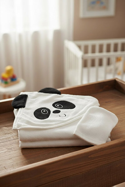 Soft and Baby Panda Baby Towel