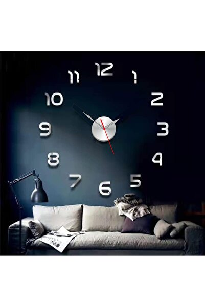 M3DECORİUM Bağımsız Parçalı Rakkamlı Harf Duvarda Kabartma Altın Gümüş Renk B...