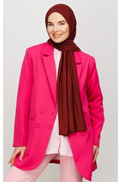 FRESCO SCARFS Hijab Hijab Combed Shawl Claret Red