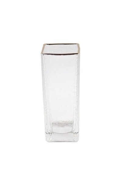 OEM Decorative vase 1025FG, transparent, colorless glass, 25 cm