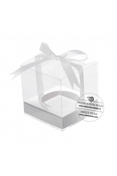 Decoratiuni Dulci Cutii din pvc pentru o briosa (5 buc/σετ)