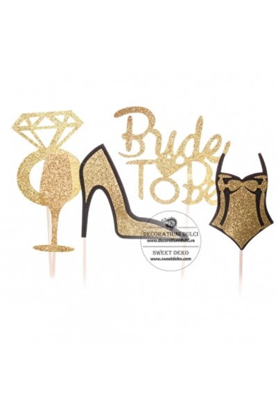 Decoratiuni Dulci Set Decoratiuni tort Bride To Be