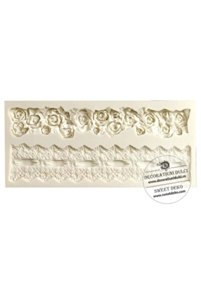 Decoratiuni Dulci Rose border molding and embroidery