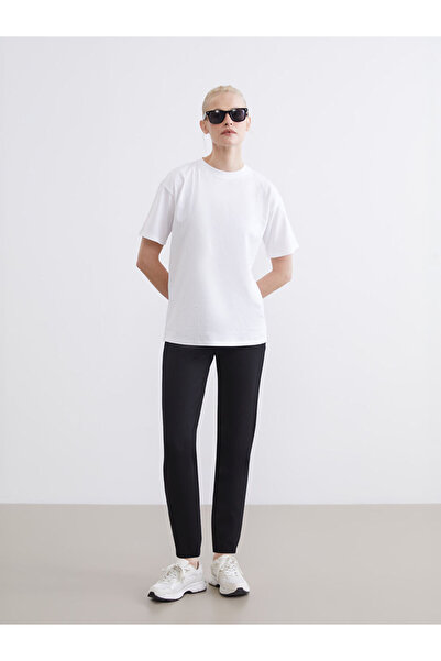 LC Waikiki Rmz Gi̇yi̇m Farkiyla Women's Jogger Sweatpants with Waist Drawstring