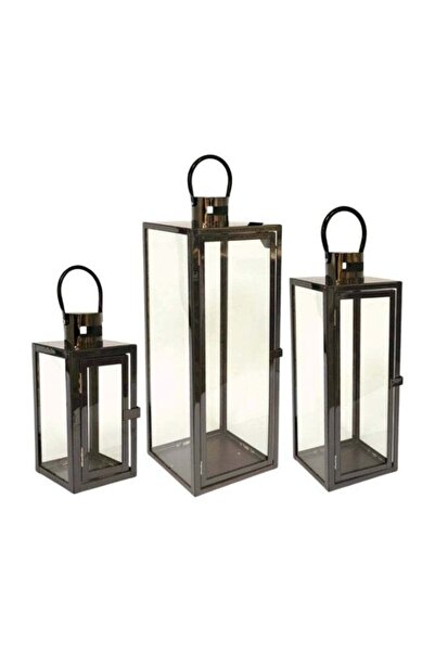AZOZ MERCHLY Elegant Ramadan Decorative Lantern Set of 3