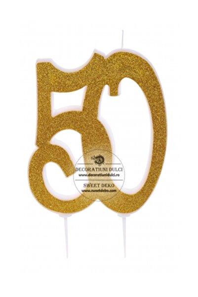 Decoratiuni Dulci Светлина 50 златни блестящи