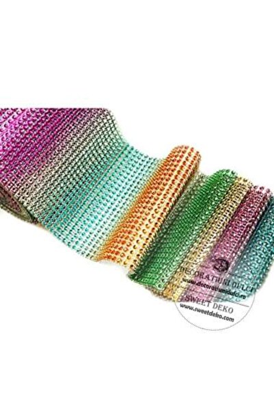 Decoratiuni Dulci Banda stras curcubeu (1.5m)