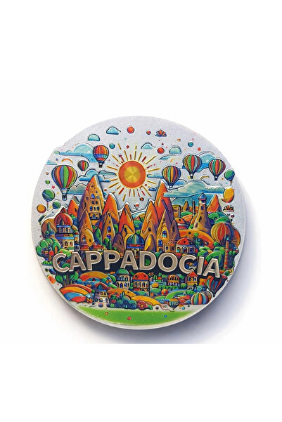 Epilons Magnet de frigider din silicon cu tematică Cappadocia Model 3